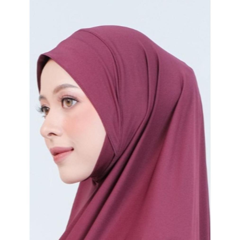 HOT DEALS KHIMAR HIJAB DAGU JERSEY XXL JUMBO TANPA PET BUSA LONG COVER