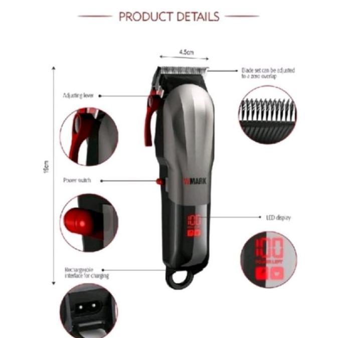 Wmark ng 115 wmark 115 clipper 7200rpm alat cukur