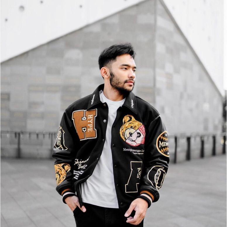 Hot Jaket Varsity Jaket Baseball Pria Wanita Jaket Racing Pria Wanita Jaket Bomber Varsity Jacket Ba