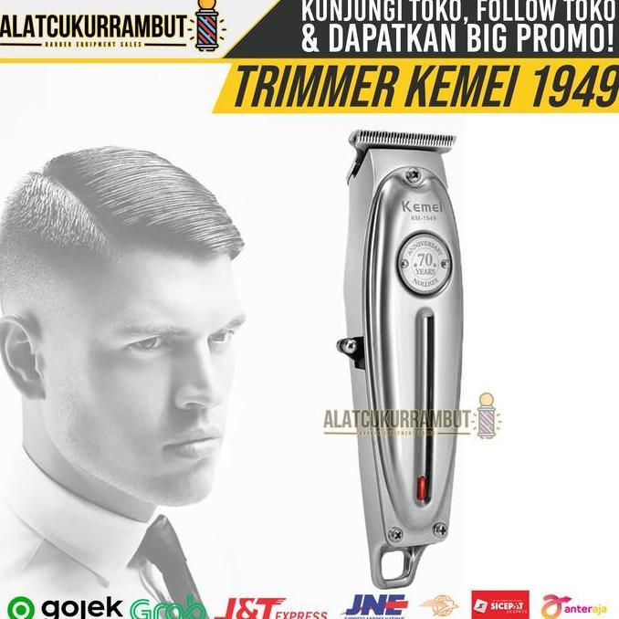 KEMEI 1949 Alat Cukur Rambut Jenggot Kumis Mesin Cukur Trimmer Kemei