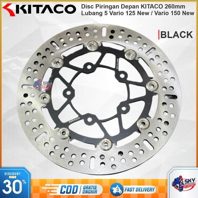 Disc Piringan KITACO Lubang 5 260mm Vario 125 New / Vario 150 New