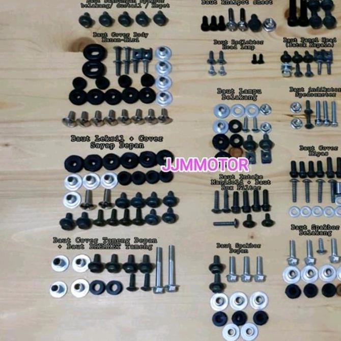 Baut Full Set Body F1Zr / Baut Full Bodi F1Zr / Baut F1Zr Diskon