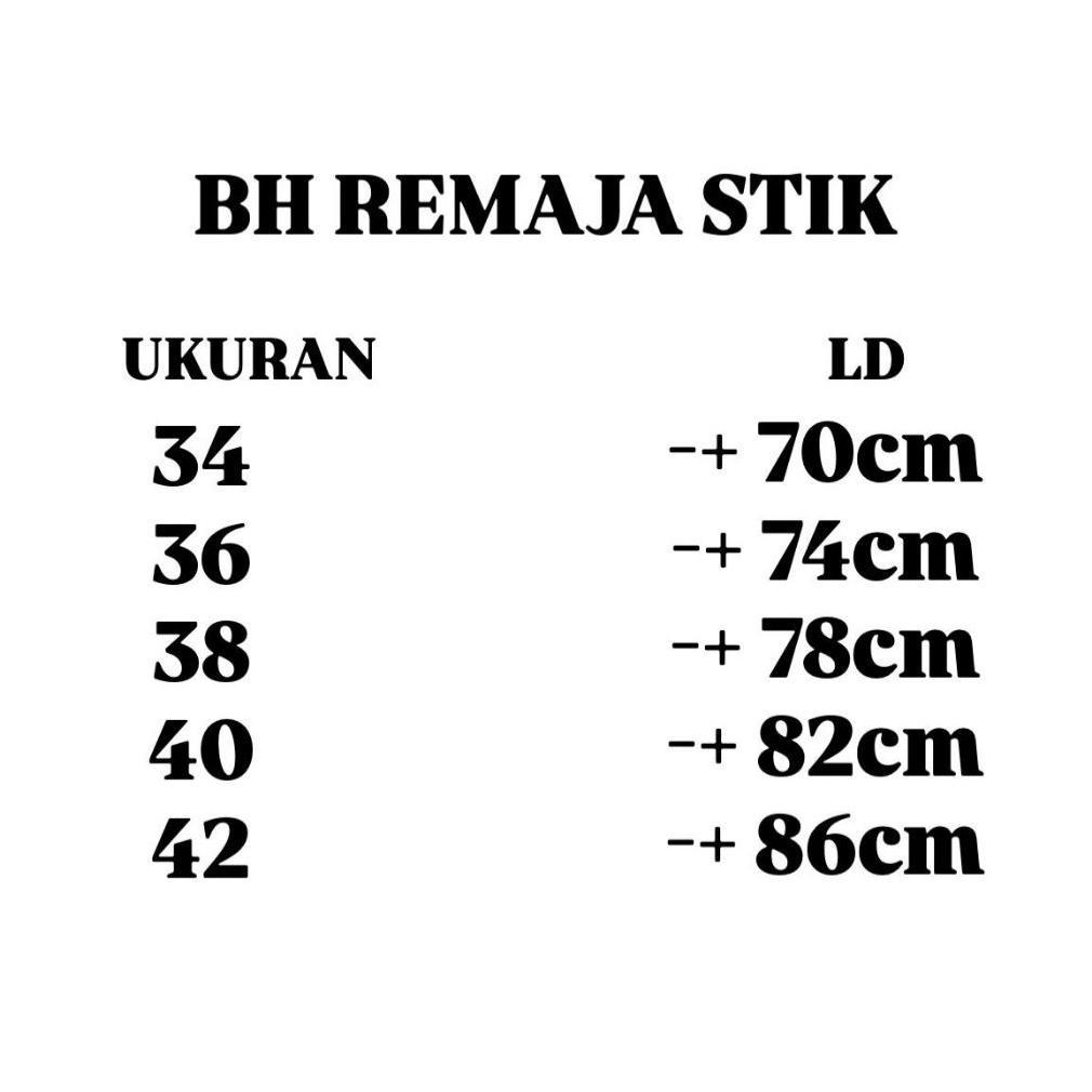 OFFICIAL NAJWA - SPORT BRA REMAJA / MY BRA POLOS WARNA TANPA KAWAT & BUSA / BH REMAJA TANPA BUSA P14