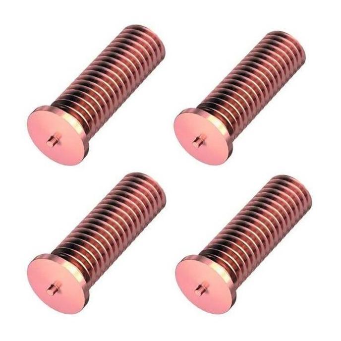 1Pak(100Pcs) M5X25 Cd Stud Welding Steel With Copper Plated / Baut Las Tembak Besi Dilapisi Tembaga 