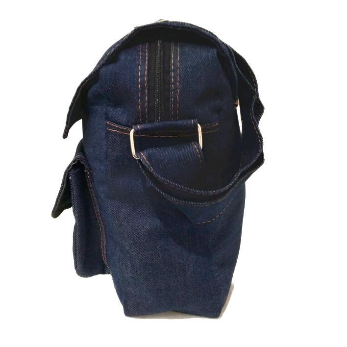 big promo tas selempang kanvas tas pria selempang  bahan jeans sling bag tas kanvas denim tas sekola