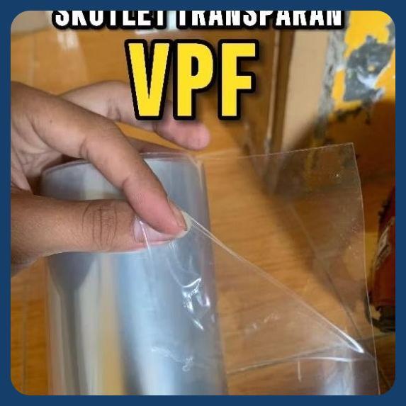 STIKER SKOTLET MOTOR VPF SUPER GLOSSY PELINDUNG BODY MOTOR SCOTLET TRANSPARAN VPF