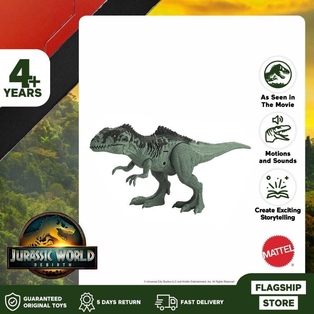 Jurassic World Rebirth Giganotosaurus Sound - Mainan Action Figure