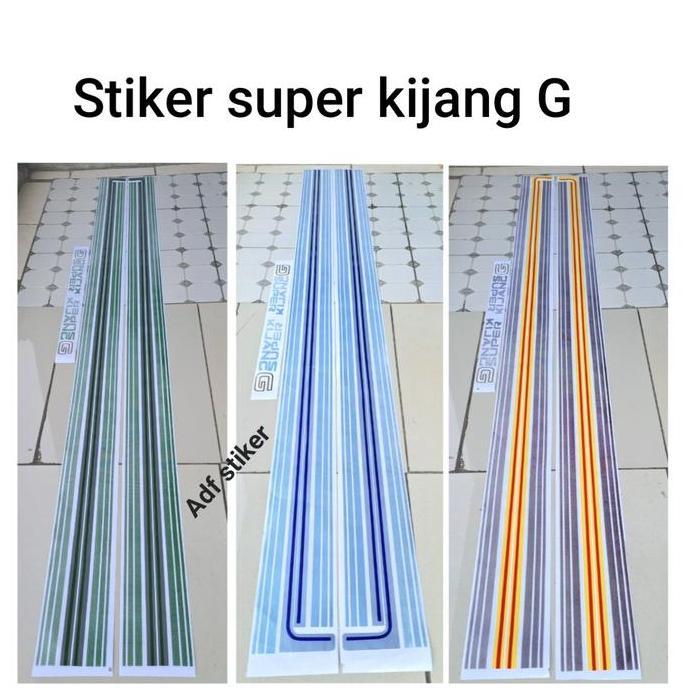 Auto- Stiker Body Super Kijang G / Stiker Kijang Super G / Stiker List Body Kijang Super