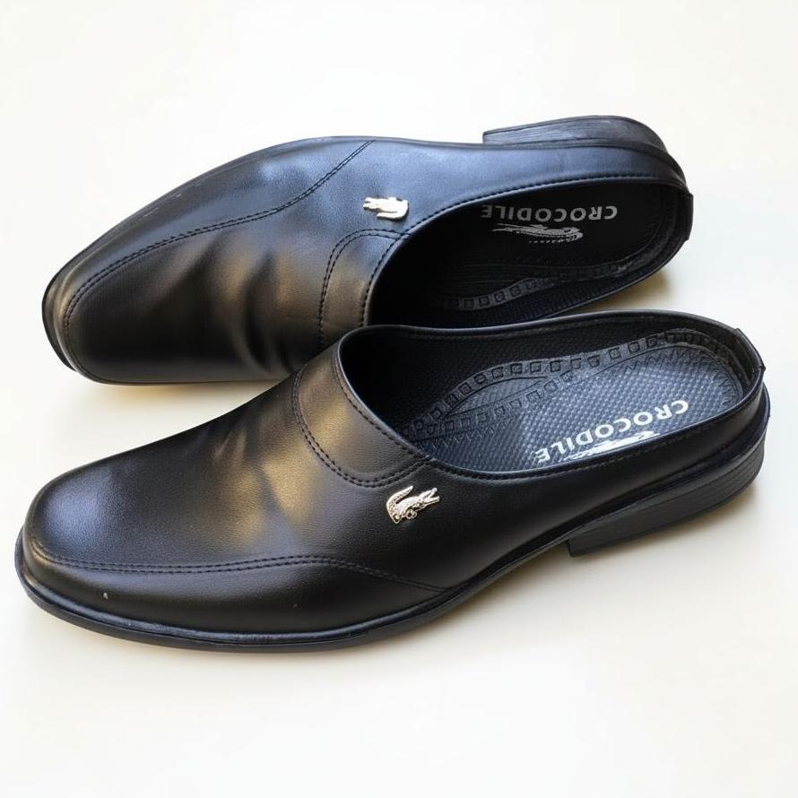 Sepatu Sandal Pria Bustong Kulit Asli Formal Nyaman Untuk Pria