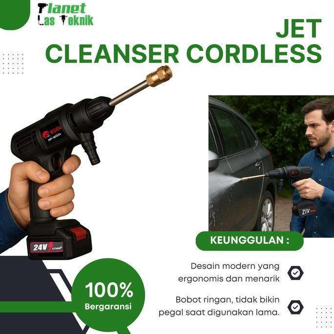 EDON HH SHER PRESSURE 21V CORDLESS MESIN STEAM BATRE BATERAI