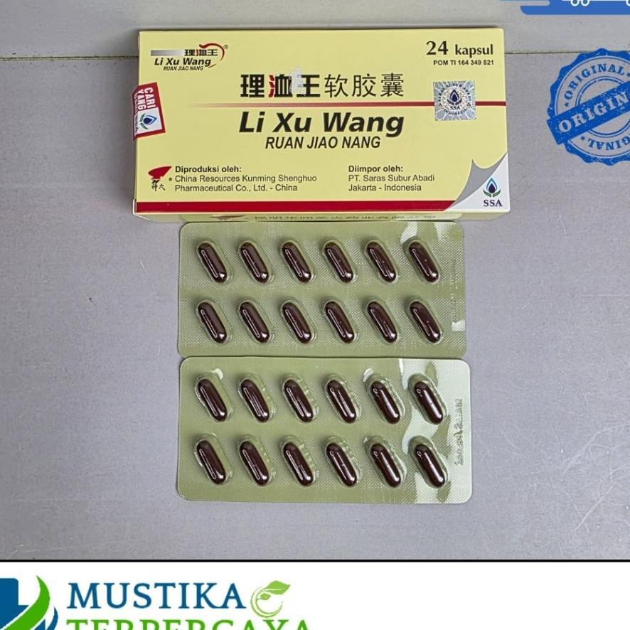 Li Xu Wang Ruan Jiao Nang - Obat Pelancar Darah, Mencegah Stroke