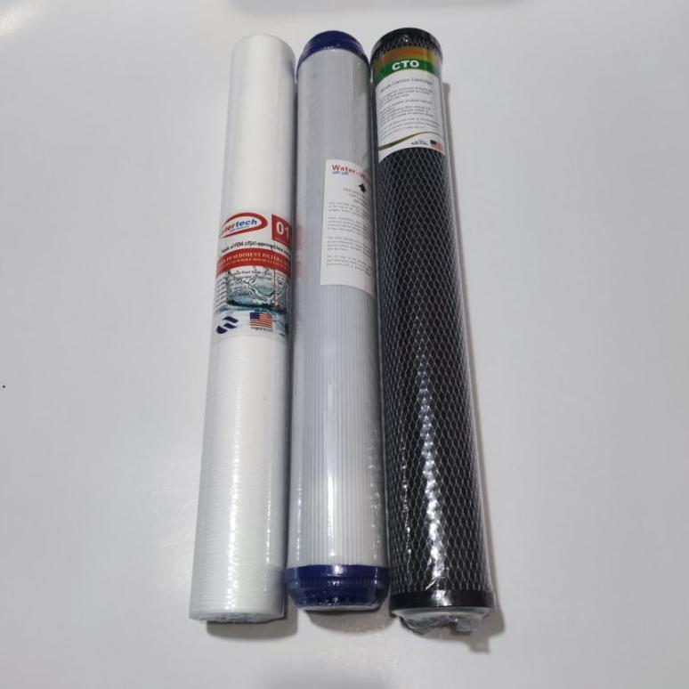 NEW Paket Filter Air 20 Inchi Sedimen Cto Gac [terbaik][terlaris]