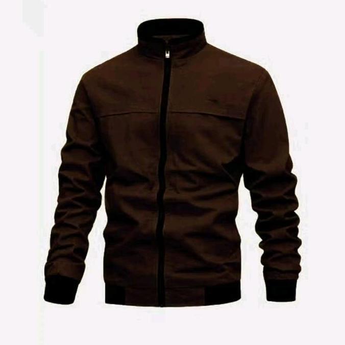 LIMITED EDITION  Jaket Pria dewasa / jaket Outdoor horington /jaket Polos Jumbo  / jaket  Hitam /jak
