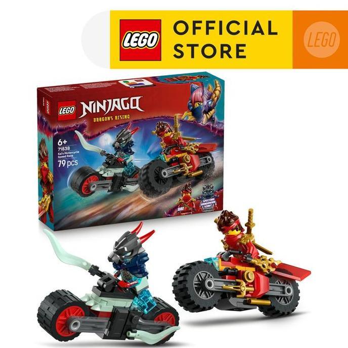 LEGO Ninjago 71838 Kai's Motorcycle Speed Race (79 Pieces), Mainan, Building Block, Toys