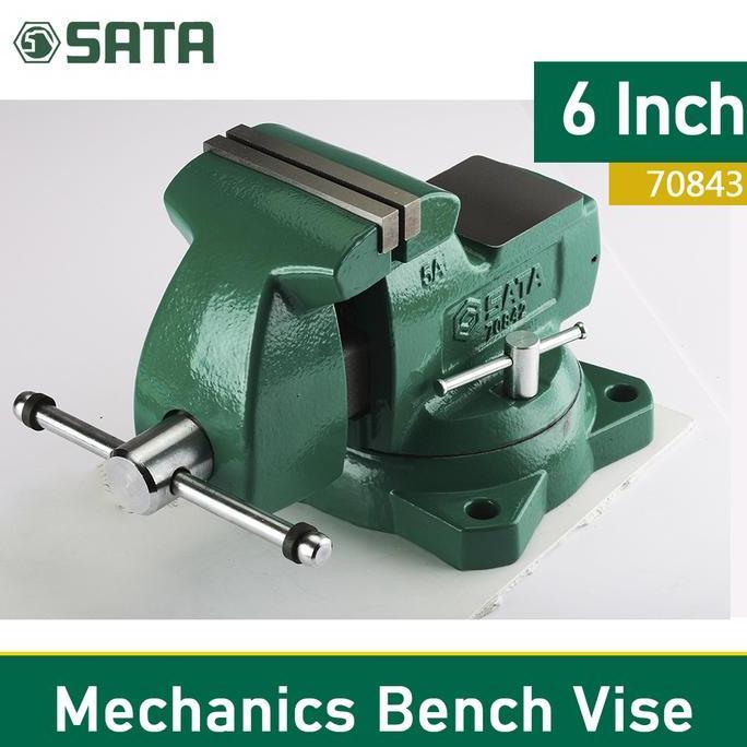 Ragum 6 Inch Mechanics Bench Vice 70843 Sata Tools