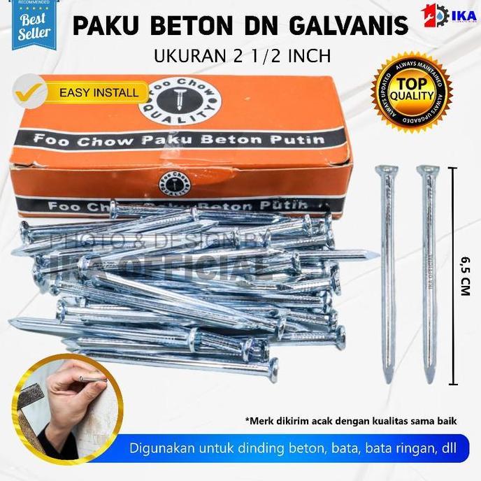 PAKU BETON TEMBOK D/N 2 1/2 INCH / CONCRETE NAILS MURAH KUAT AWET BMP27