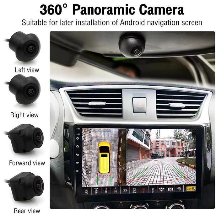 Babensahara - Kamera 360 Parkir Mundur Mobil Moving Camera AHD 360 1080P 3D HU Android