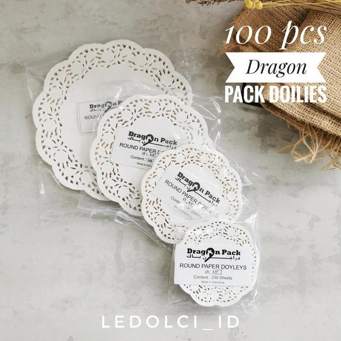 Disc- Kertas Doilies Doyley Doiley Paper Kertas Renda Isi 100