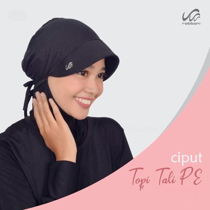 RABBANI Ciput Topi Jilbab PET Tali Bahan Kaos Inner Dalaman Kerudung Hijab