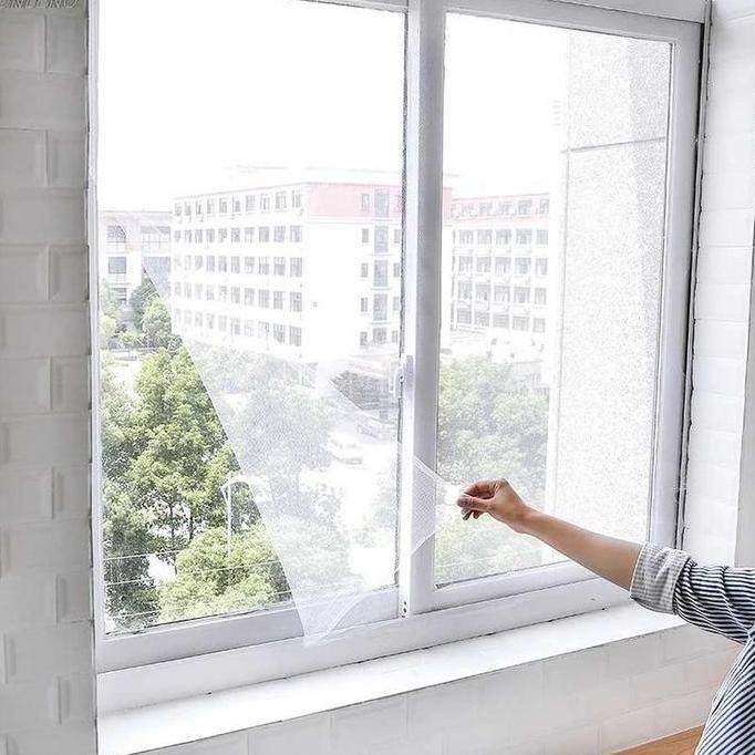 MORVENO Jaring Tirai Kasa Anti Nyamuk Serangga Curtain Kelambu Jendela Rumah Kamar