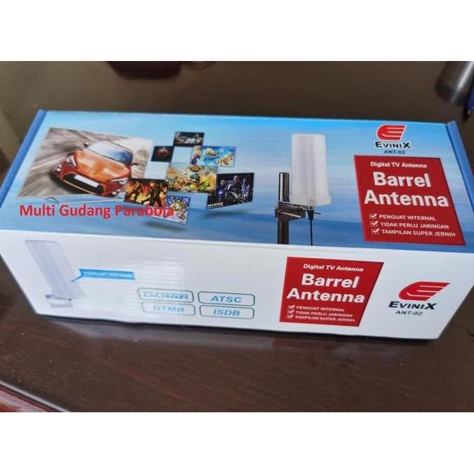 Antena UHF Digital Outdoor Indoor Evinix ANT 02 Antena Barrel