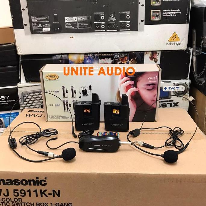 MIC WIRELESS HEADSET KREZT 298C KREZT 298 C MIC BANDO
