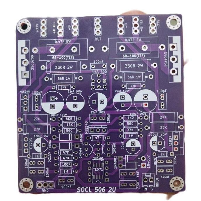 Alto- Pcb Socl 506 Model 2U 506 2U Tef Bias Servo Dual Double Layer