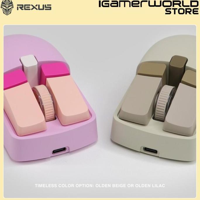 REXUS QB400 WIRELESS BLUETOOTH MOUSE RETRO MOUSE OFFICE BEST SELLER