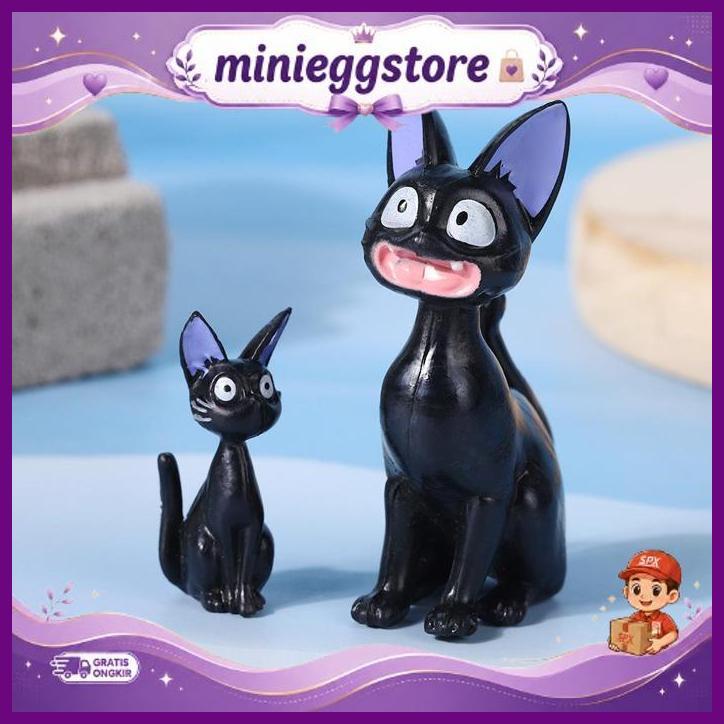 Jiji Kiki'S Delivery Service Cat Kiki Jiji Firgure Pajangan Dekorasi Resin Rumah Zakka Terlaris