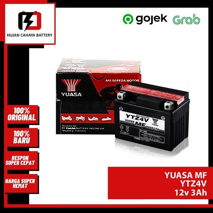 Aki Motor Honda Blade 2010 / Scoopy (2010 - 2015) / Yuasa Ytz4V Mf High Quality