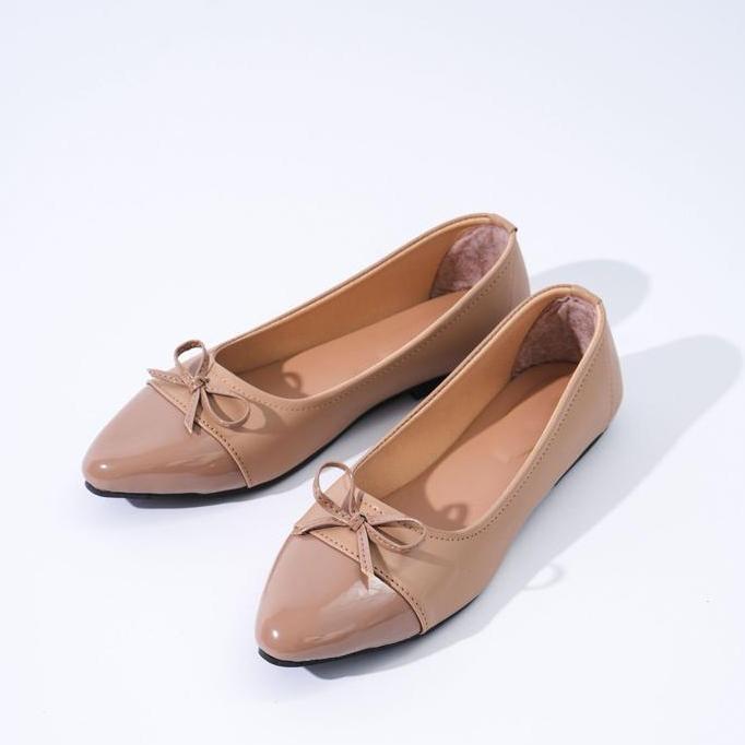 Shoes- Handmadeshoesby - [Flatshoes Nita] Flatshoes Mifta Kerja Karet Hitam