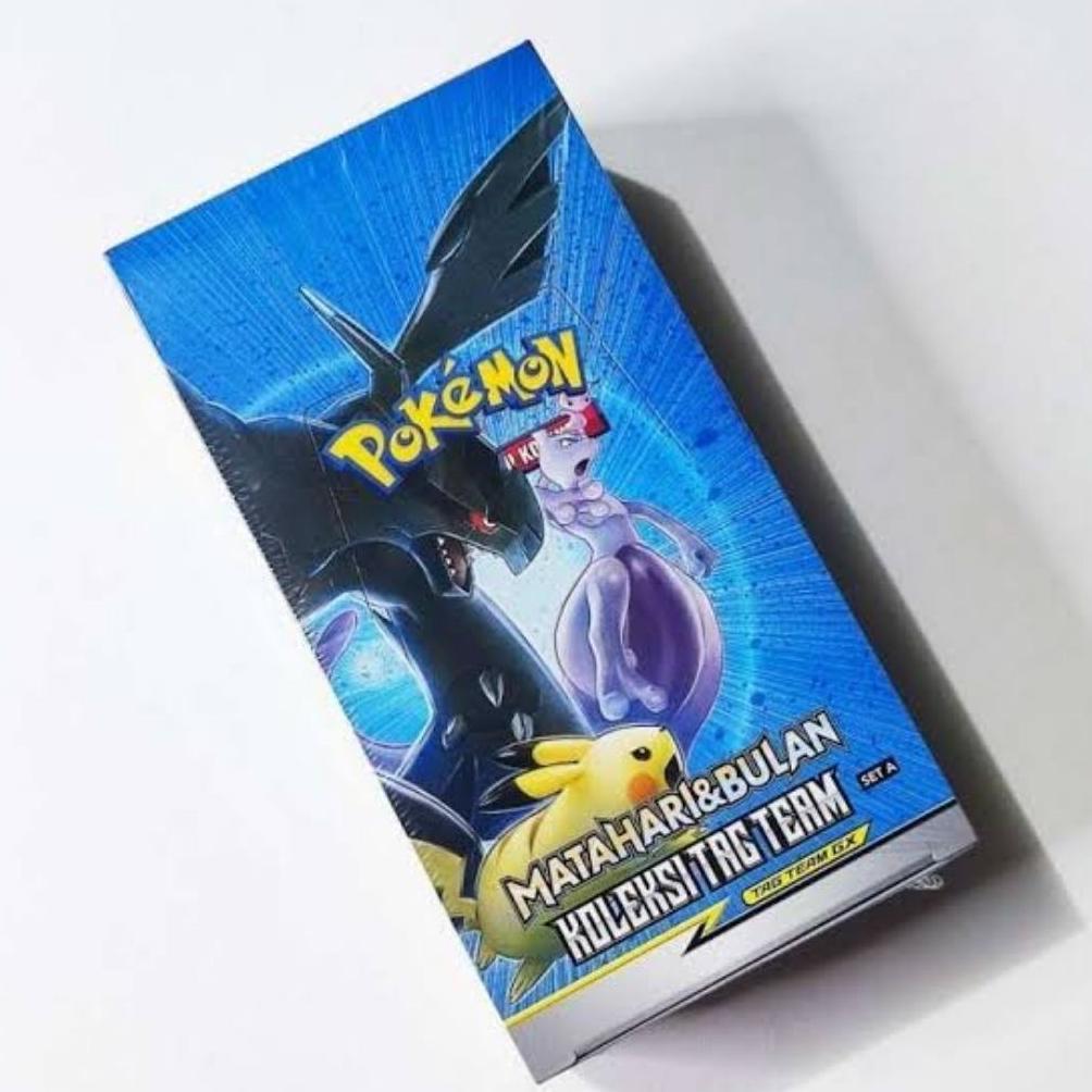 Discount Pokemon Koleksi Tag Team Set A Booster Box Matahari & Bulan Pokemon Tcg Indonesia