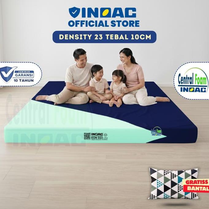 PROMO HARI INI - Kasur Busa INOAC EON D23 Tebal 10cm - Central Foam Original Bergaransi 10 Tahun kas