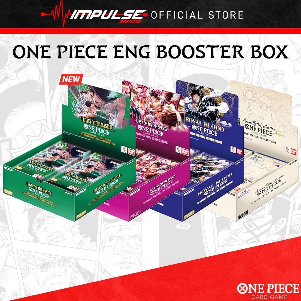 One Piece Tcg [English]: Booster Box Op03 / Op04 / Op05 / Op06 / Op09 / Op10 / Op11 / Op12 / Prb01 /