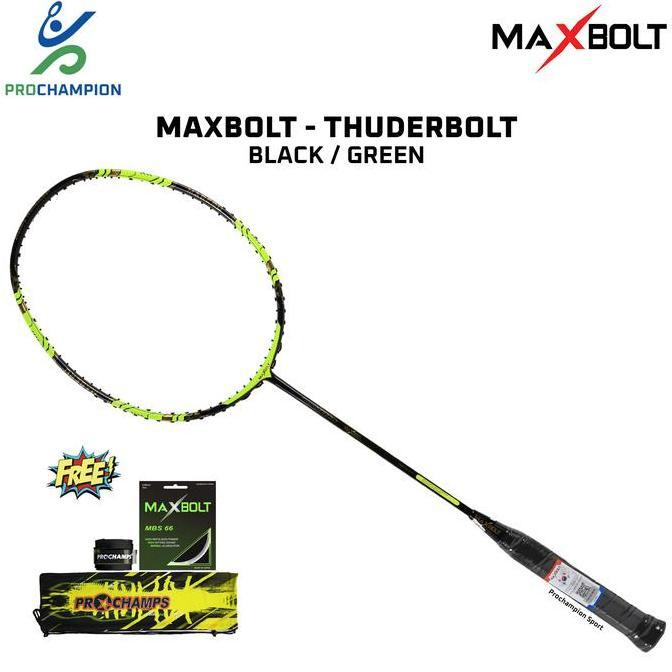 MAXBOLT Thunderbolt Raket Badminton