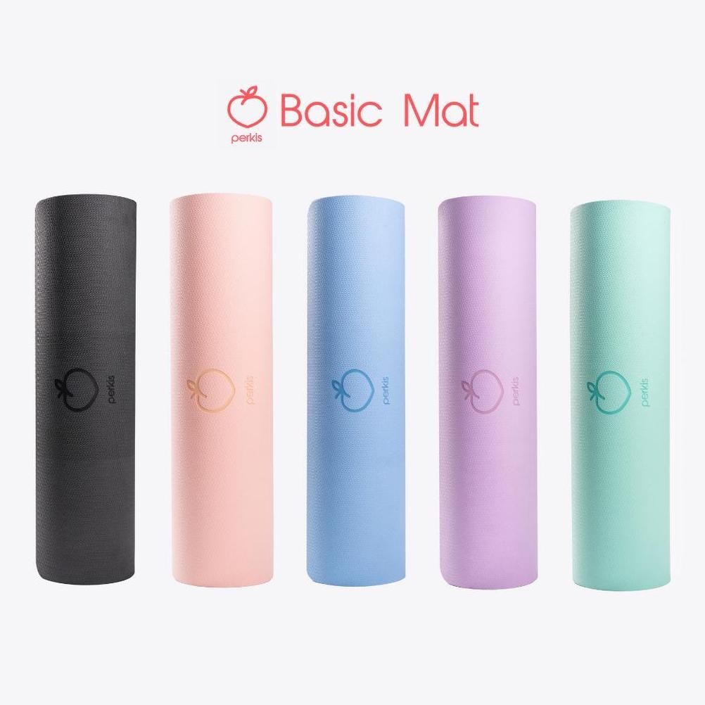 Perkis Basic Mat (Yoga Mat, Premium TPE 6mm, Exercise Mat, Matras Olahraga)