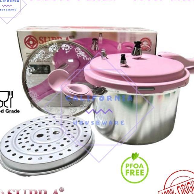 Presto 8 Liter Supra / Panci Presto 8 Liter Supra + Tutup Kaca