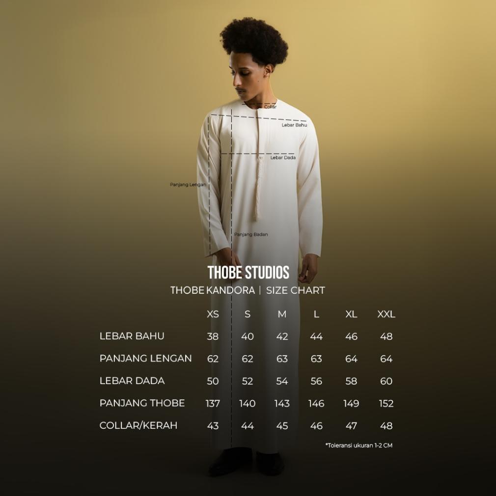 HOT DEALS [THOBE KANDORA] Thobe Studios (Jubah / Gamis Pria Premium Slimfit) Premium Polyester
