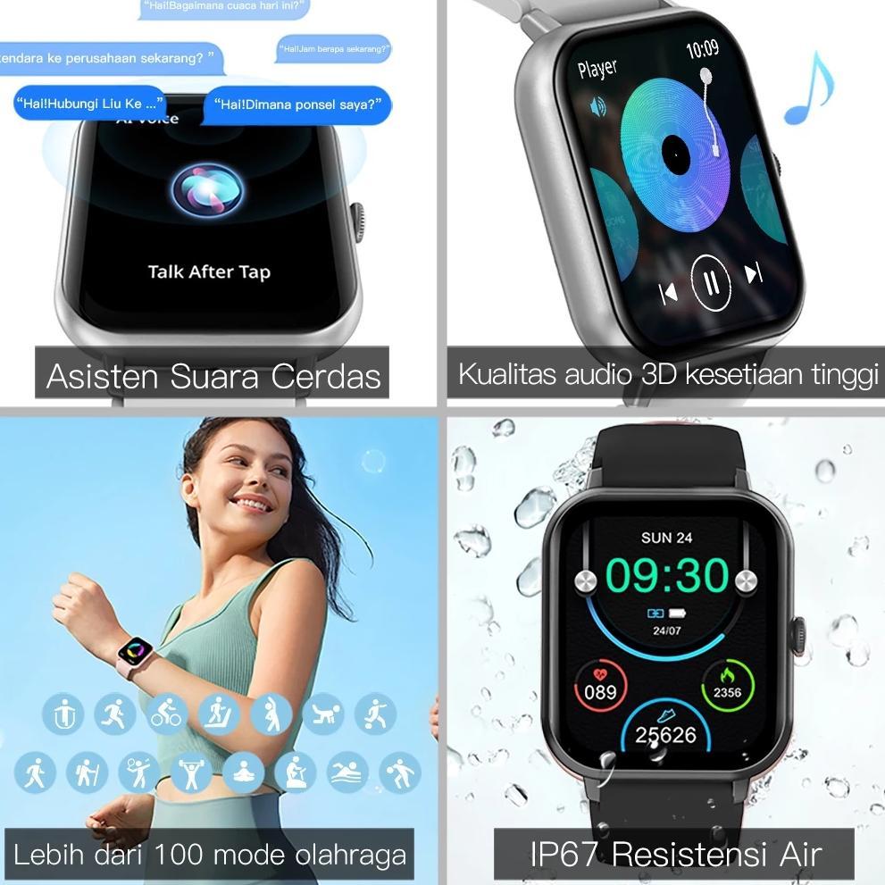 NEW OLEVS Smartwatch Pria Wanita Original Anti Air Smartwatch Multifungsi Bluetooth Watch