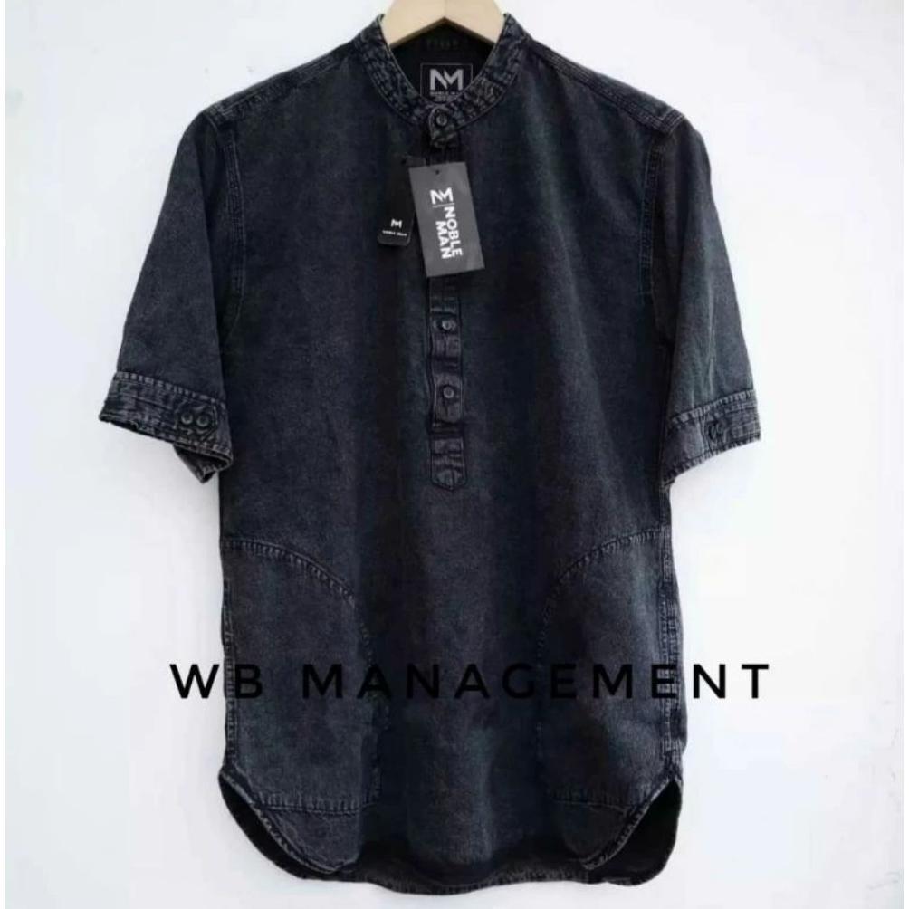 HOT Koko Pria Dewasa Baju Koko Baju Koko jeans Pakistan Kemeja Muslim Dewasa Koko Terbaru