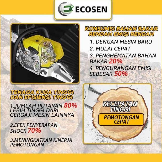 Terlaris CodChainsaw Teknologi Jerman Gergaji Mesin Professional Mesin Potong Kayu Mesin Gergaji Kay