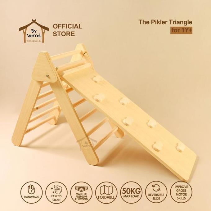 Pikler Triangle [Premium] / Tangga Manjat Anak /Wooden Pikler Triangle