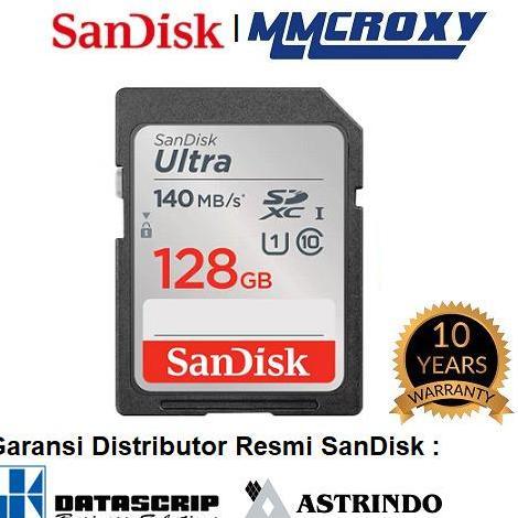 SanDisk Ultra SDXC Card 128GB Class 10 - SDcard 128GB SDXC