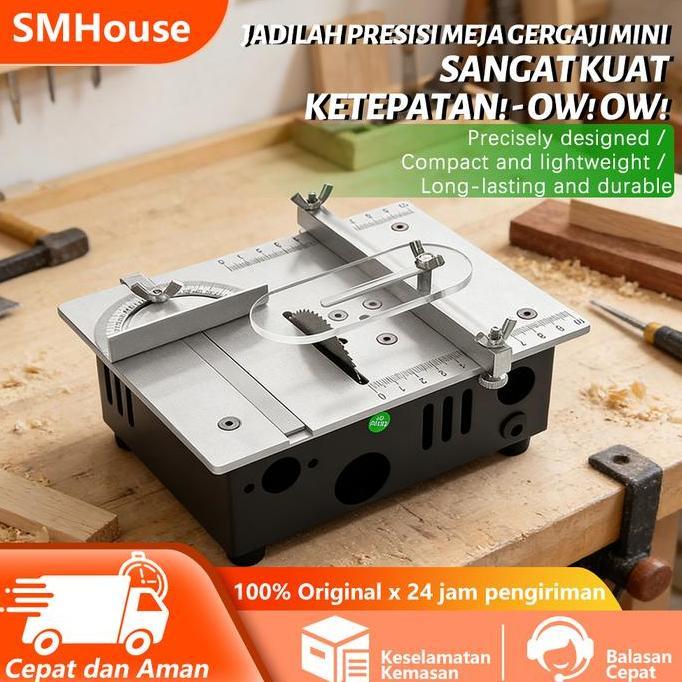 Terlaris Meja Multifungsi Mini Saw Gergaji Desktop Listrik Rumah Tangga Kecil Alat Pemotong Diy Mesi