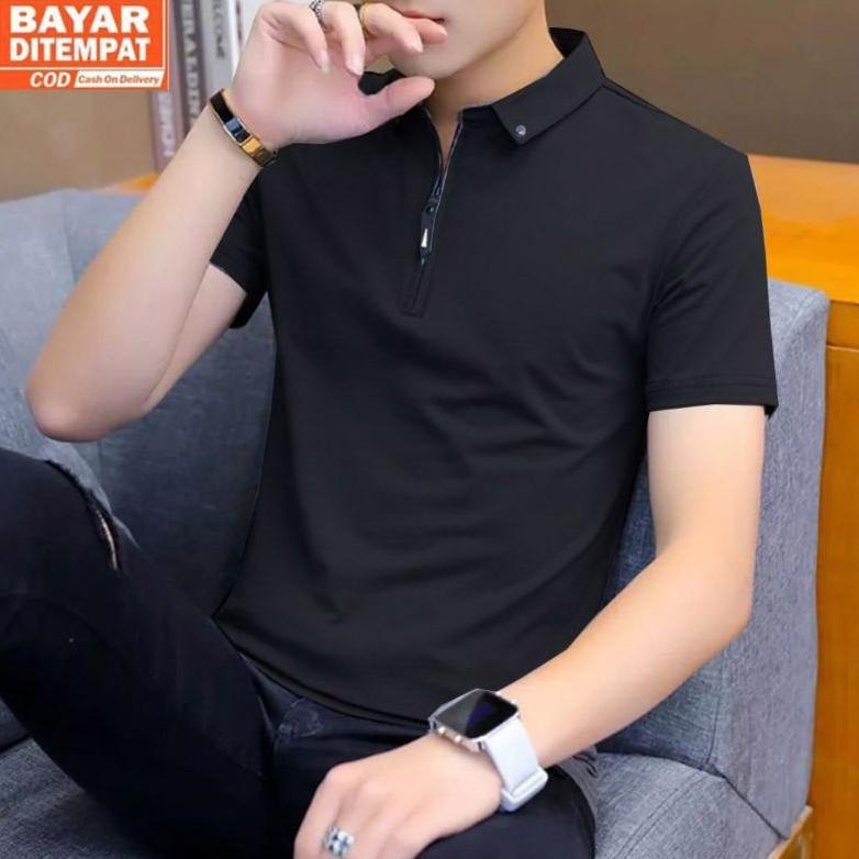KAOS KERAH PRIA RESLETING KEREN