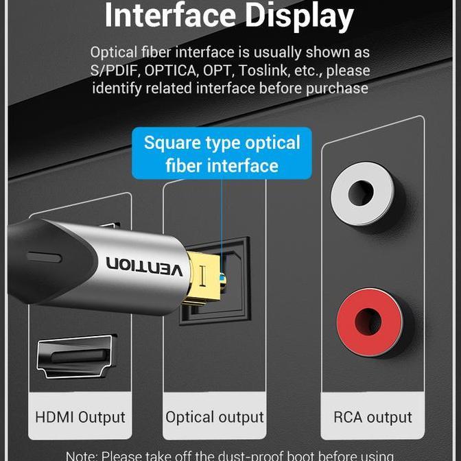 Geluid- Vention Kabel Audio Tos Optical Fiber Optic Hh Quality