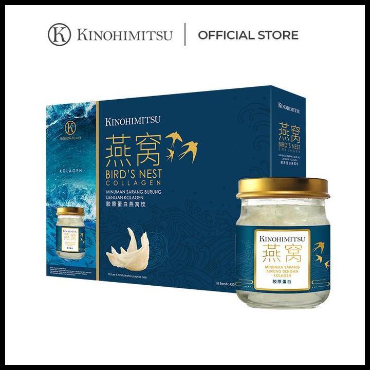 Kinohimitsu Bird'S Nest Collagen 75Ml - 6 Botol Good Quality