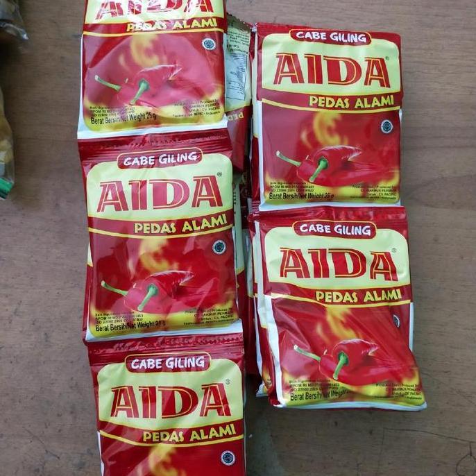 Pilihan- Aida Pacific Renteng / Cabe Bubuk Aida Renceng 10Pcs