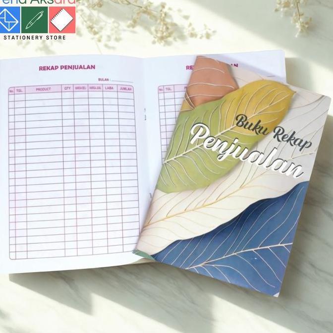 New- Buku Catatan Penjualan Olshop Rekap Order Harian / Bulanan Online Shop