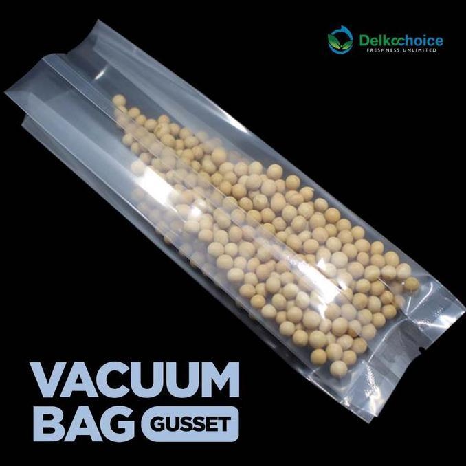 murahstorez- PLASTIK VACUUM VACUM VAKUM GUSSET BERAS DELKOCHOICE Diskon